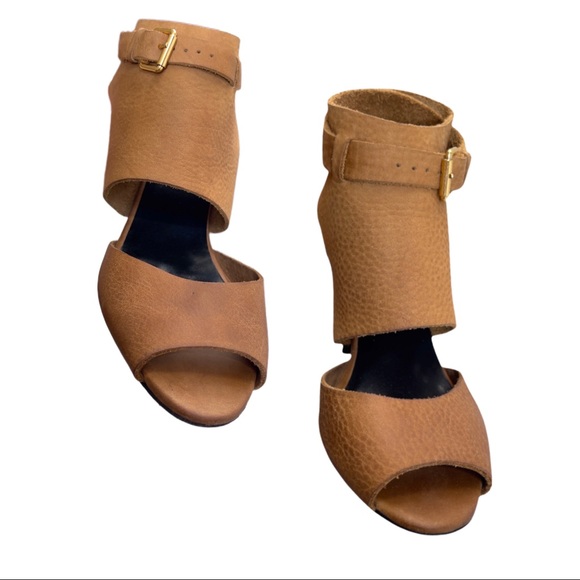 PIERRE HARDY size 7 or 6.5 EU 37 Leather Sandal Heels - Picture 2 of 10